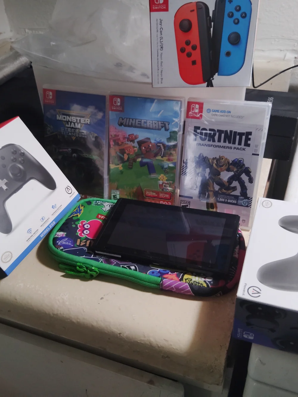 Nintendo Switch Console with Blue & Red Joy-Con Controllers - Blue, Red